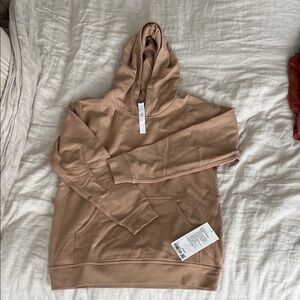 NWT LULULEMON (SOLD OUT) ALL YOURS HOODIE *TERRY, size 10, BEECH WOOD
